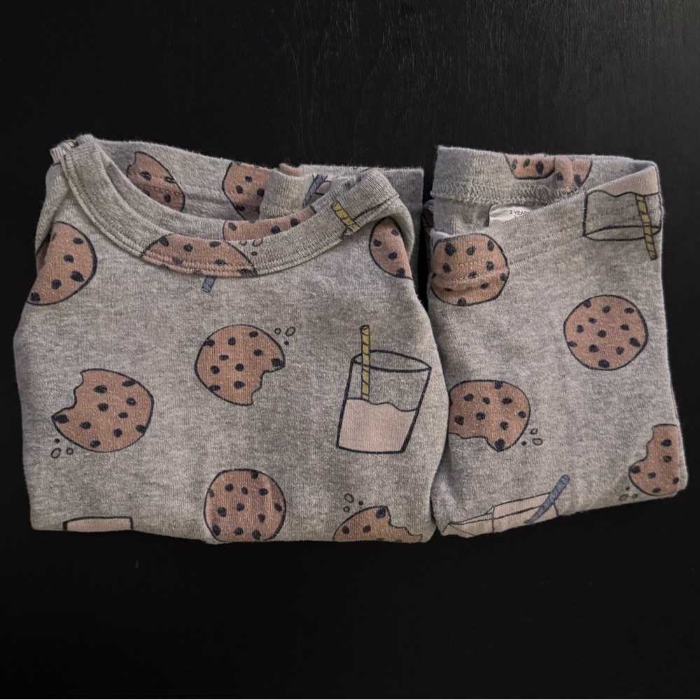 Baby Gap Milk & Cookies Pajama Set
